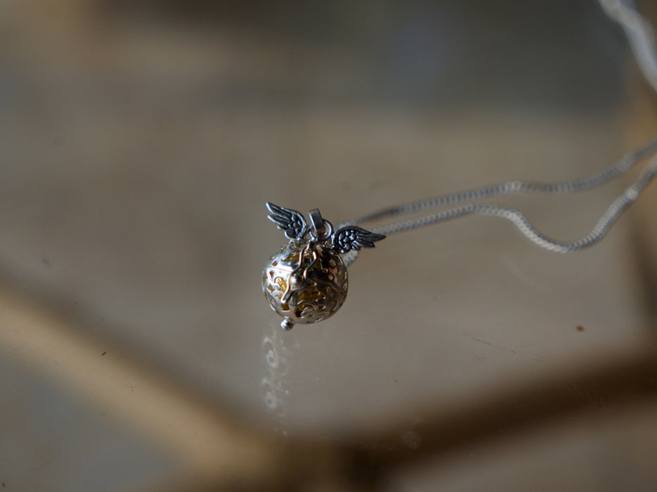 "Angel's Flight" Silver Pendant-Jingle