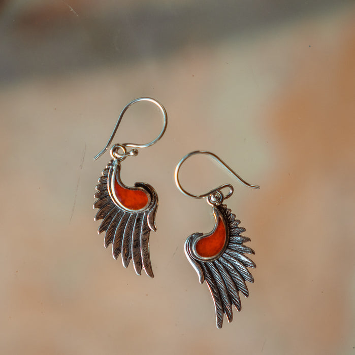 Earrings "Wings of Wisdom"