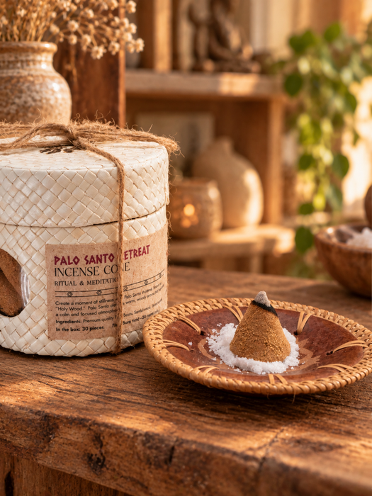Palo Santo Retreat Incense Cones | Palo Santo, Frankincense & Sandalwood