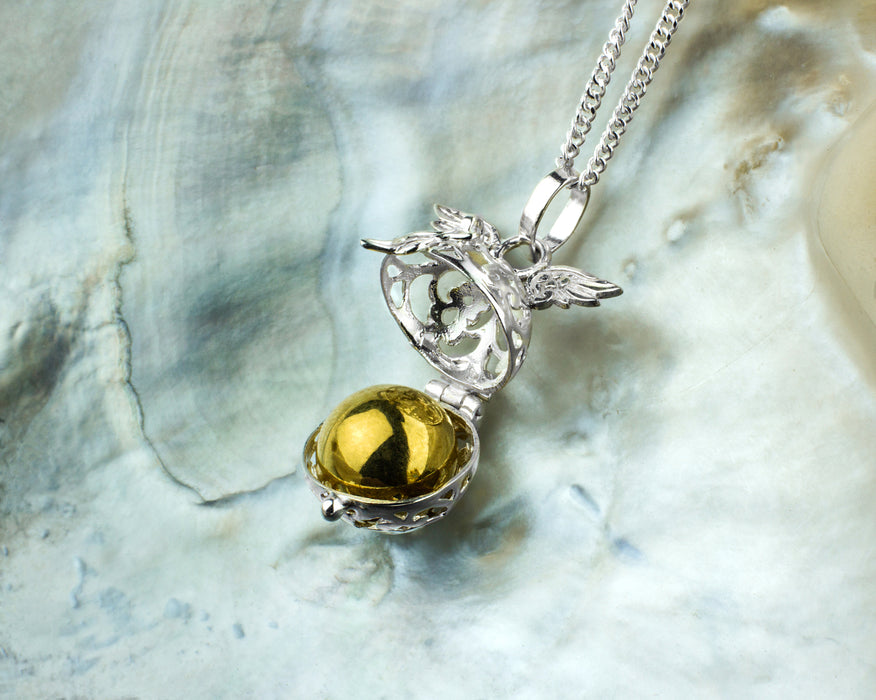 "Angel's Flight" Silver Pendant-Jingle