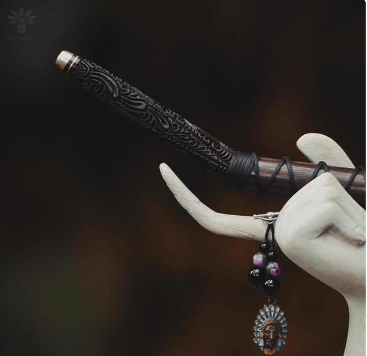 ELITE ROSEWOOD SET TEPI KURIPE PIPE