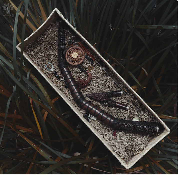 ELITE ROSEWOOD SET TEPI KURIPE PIPE