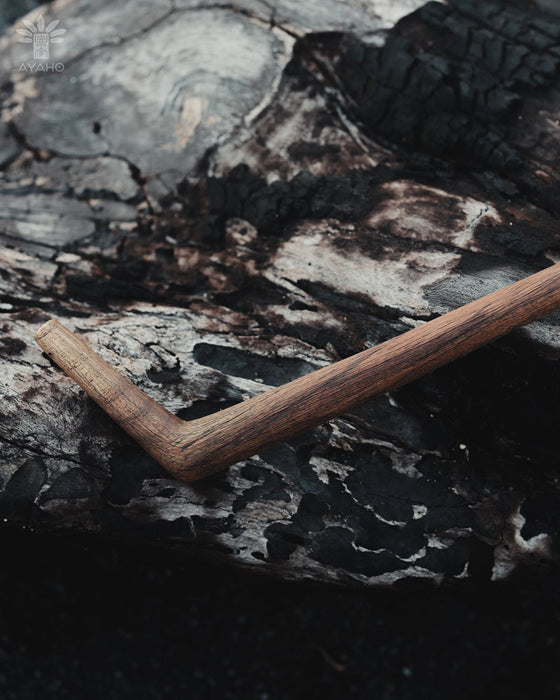 TeakWood Tepi, an authentic shamanic tool designed to enhance your spiritual practices and ceremonies.