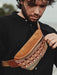 Durable handmade bag featuring bold tribal prints, multiple pockets, and a comfortable strap for hands-free convenience.