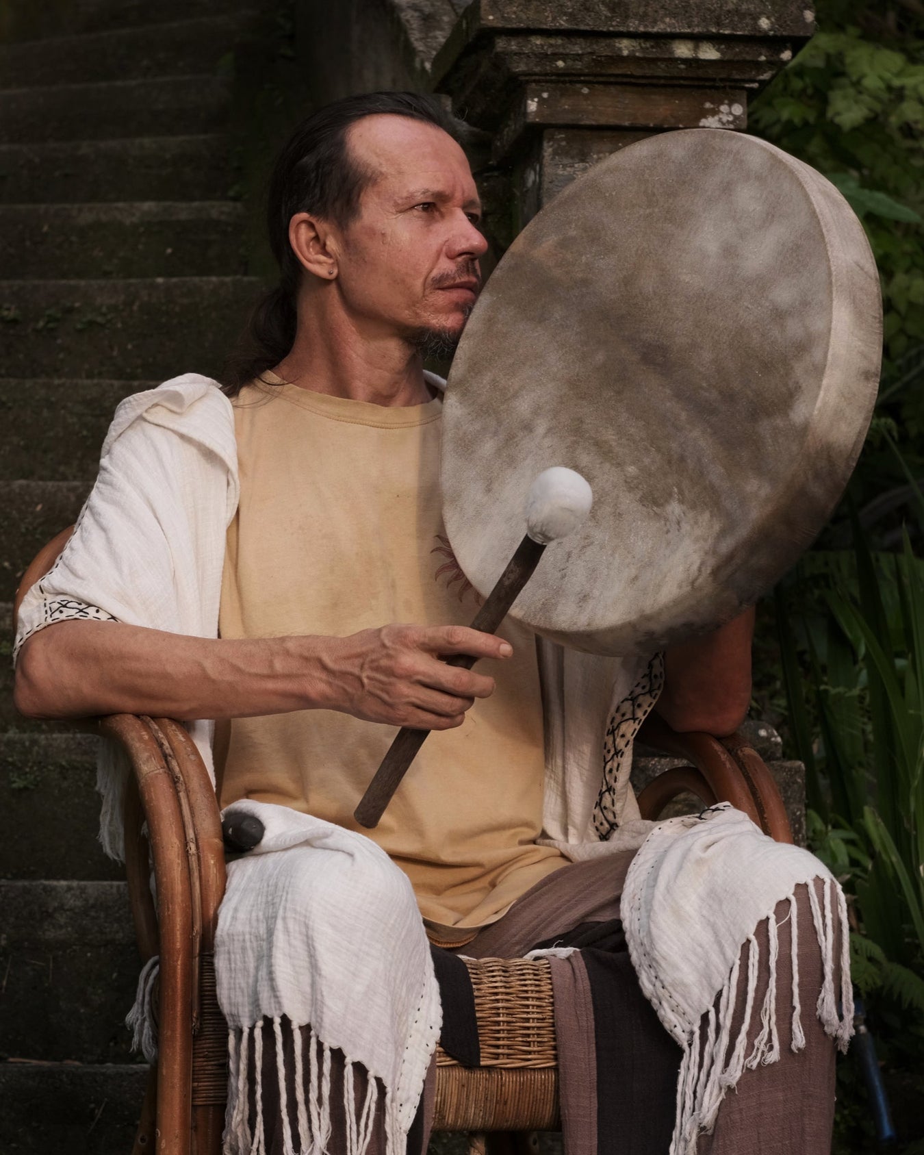 Handmade shaman drum