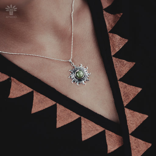 Exquisite Ye Ming Zhu pendant amulet, known for its protective properties and spiritual significance.