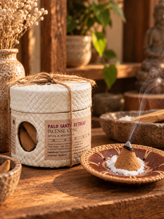 Palo Santo Retreat Incense Cones | Palo Santo, Frankincense & Sandalwood