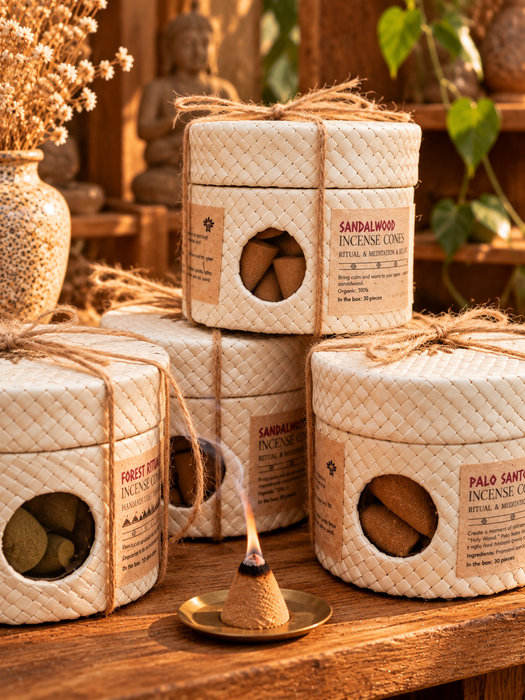 Agarwood Incense Cones | Slow-Burning Aroma for Meditation, Relaxation & Sacred Ritual