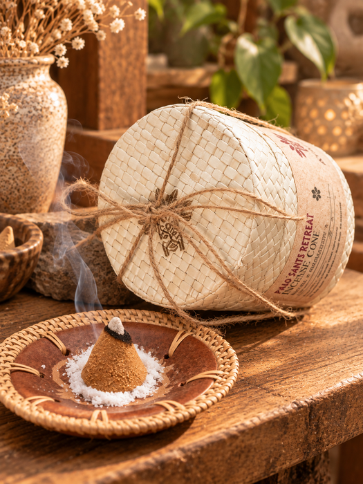 Palo Santo Retreat Incense Cones | Palo Santo, Frankincense & Sandalwood