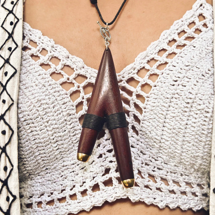 Ethnic Wooden Ritual Accessory