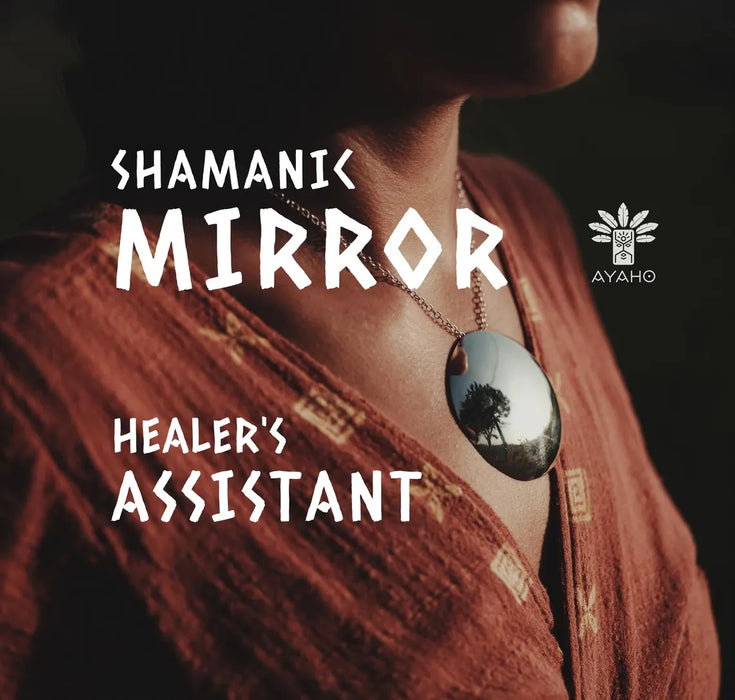 925 Silver Pendant "Shamanic Mirror"