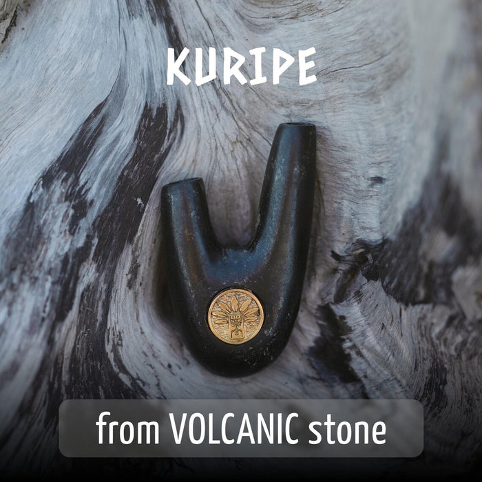 Kuripe From Volcanic Stone model U -   bronze logo