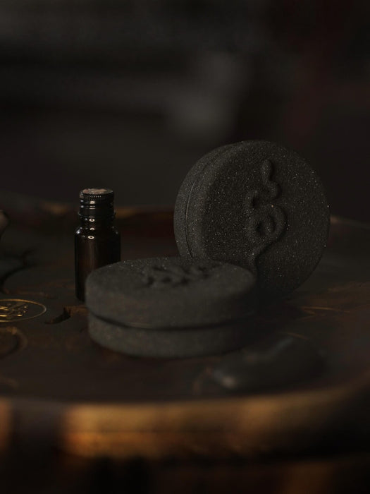 Kuripe From Volcanic Stone model U -   bronze logo