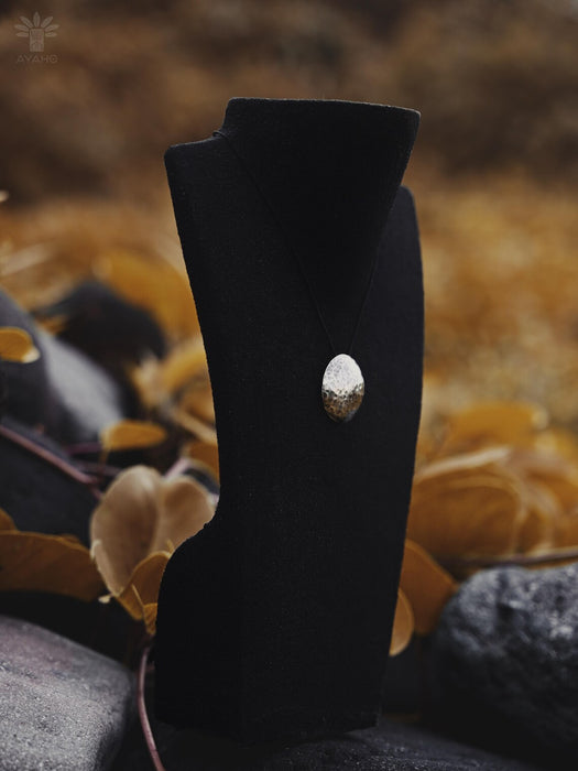 Shamanic Mirror - Handcrafted Hammer 925 Silver