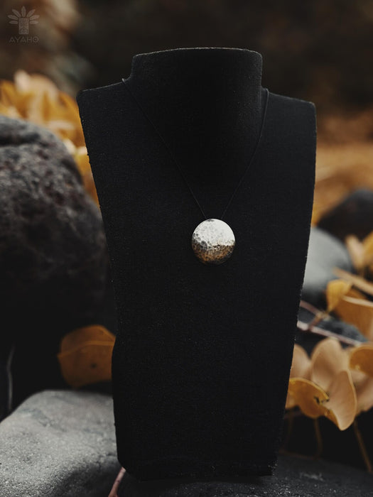 Shamanic Mirror - Handcrafted Hammer 925 Silver