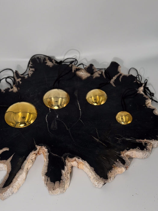 Shamanic Mirror with Sacred Box Gold Plated