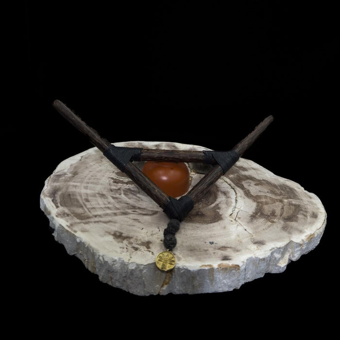 Tepi Applicator Palm Wood with Rope