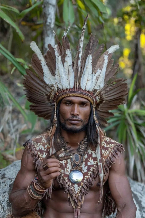 925 Silver Pendant "Shamanic Mirror"