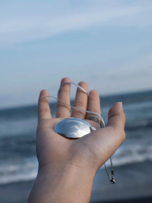 925 Silver Pendant "Shamanic Mirror"