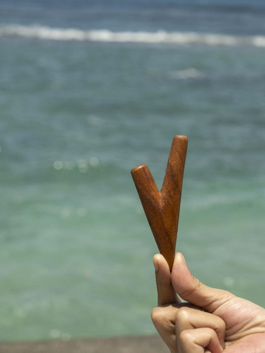 Polished Teak Wood Kuripe