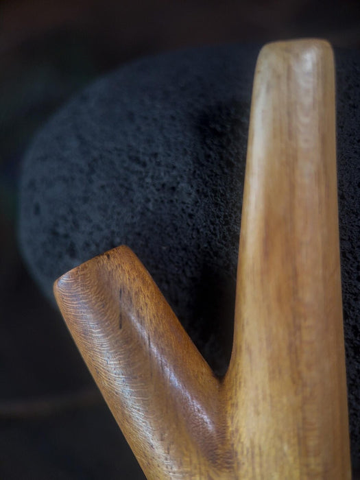 Polished Teak Wood Kuripe