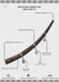 Mango wood tēpi with silver anchor and branding, labeled with measurements and descriptions.