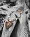 Festival Necklace | Boho Hippie Ethnic Jewelry | Adjustable Ceremony Accessory | Handmade Shamanic Jewelry Buffalo- Leather Shaman Amulet