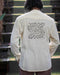 White Cotton Shaman Shirt – Unisex Spiritual Boho Top – Handmade Festival Clothing – Tribal Yoga Wear