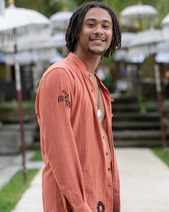 Shaman Clothing - Tribal Clothing Men - Unisex Bohemian Clothing - Cotton Clothing Men - Shipibo Clothing - Yoga Wear