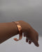 Hand‑Hammered Copper Healing Bracelet – Therapeutic Copper Cuff for Boho & Ethnic Style – Natural Copper Infusion