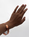Hand‑Hammered Copper Healing Bracelet – Therapeutic Copper Cuff for Boho & Ethnic Style – Natural Copper Infusion