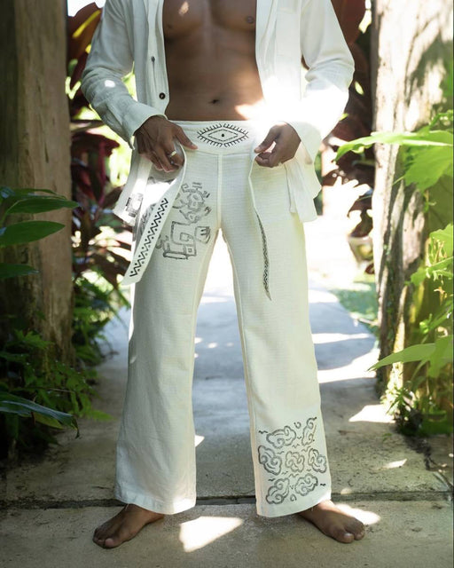 Unisex Yoga Pants - Wide Leg Pants - Mens Hippie Pants - Shaman Clothing - Unisex Bohemian Pants - Bohemian Clothing