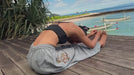 Hand-Painted Cotton Training Pants – Unisex Yoga & Travel Pants with Pockets – Artistic Taichi Loungewear
