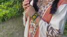 Loom Beaded Bracelet - Talisman Amulet - Spiritual Jewelry - Shamanic Tools - Ceremonial Bracelet - Good Luck Amulet