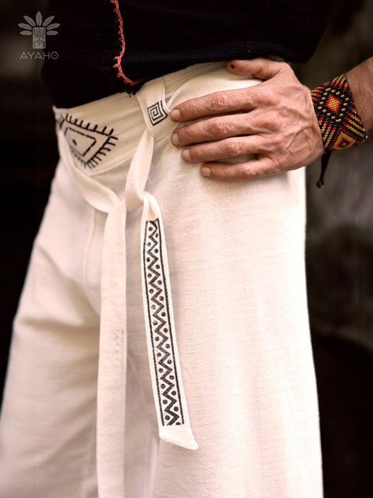 Spirit of Freedom Cotton Pants – Cream Boho Trousers