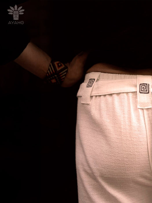 Spirit of Freedom Cotton Pants – Cream Boho Trousers