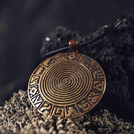 Discover the timeless allure of our "Infinity Spiral" handcrafted amulet, available in captivating copper and bronze variations. Adorned with an antique patina, it symbolizes limitless growth and cosmic energy.