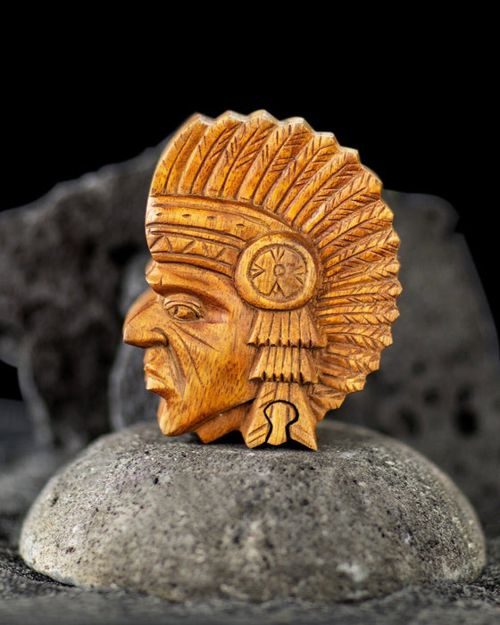 Exquisitely engraved teak wood shamanic box, featuring a lockable hidden compartment, ideal for safeguarding sacred tools and magical items