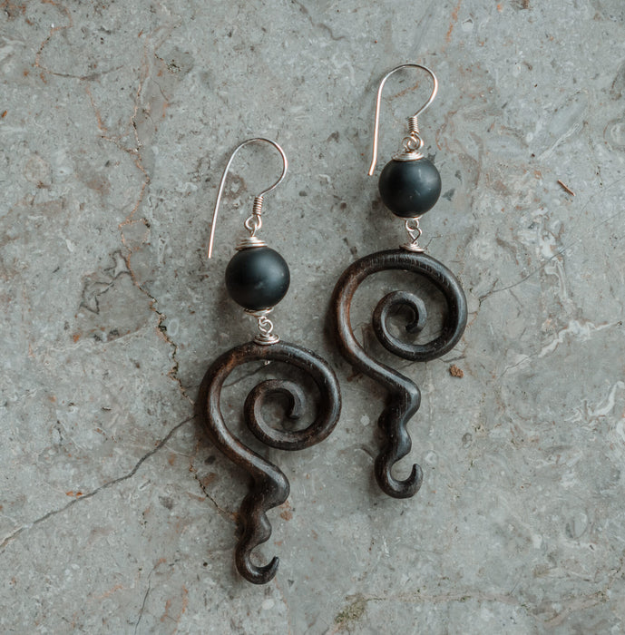 Earrings "Eyes of Buddha"